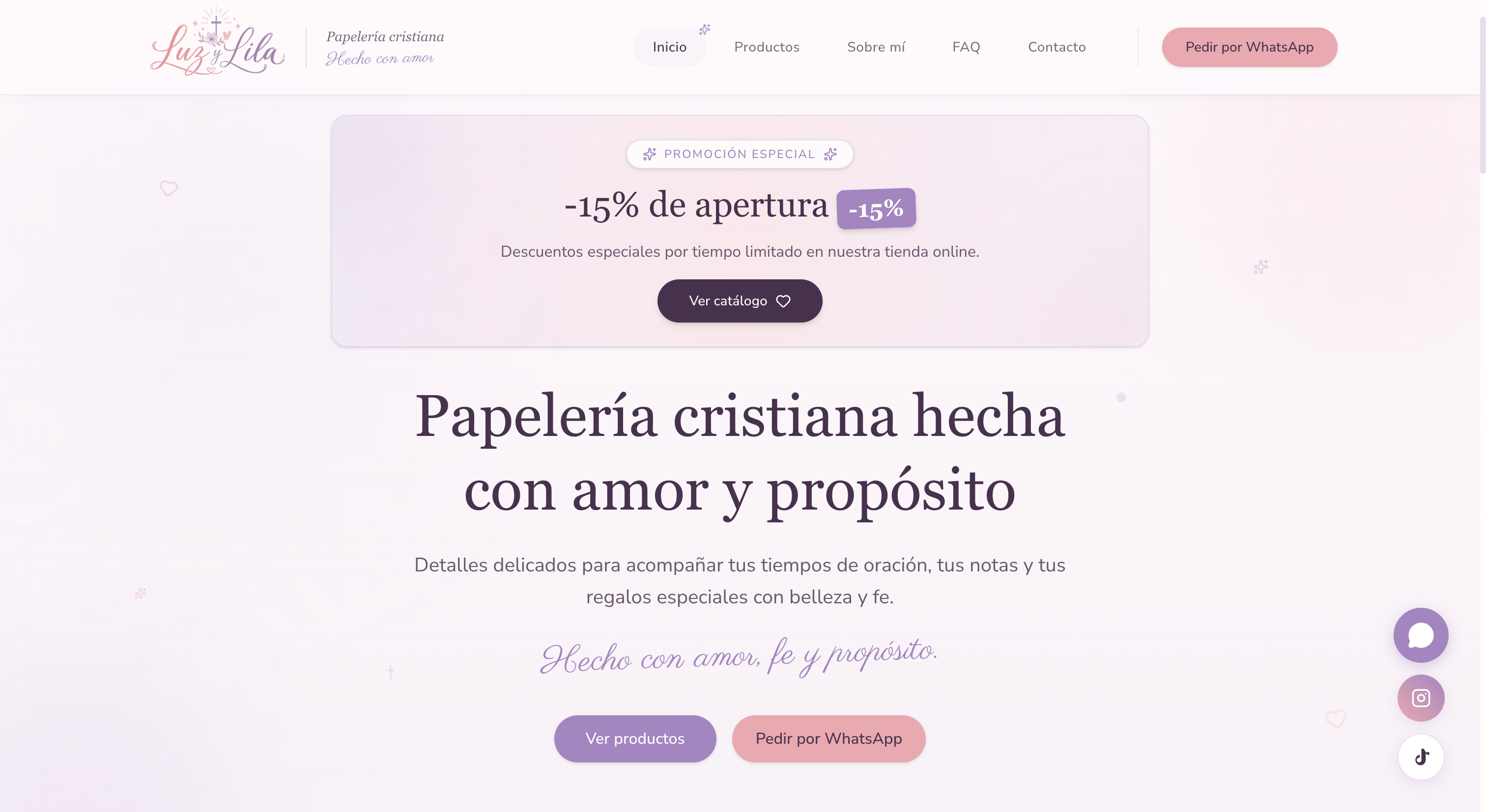 Luz y Lila Paper Preview